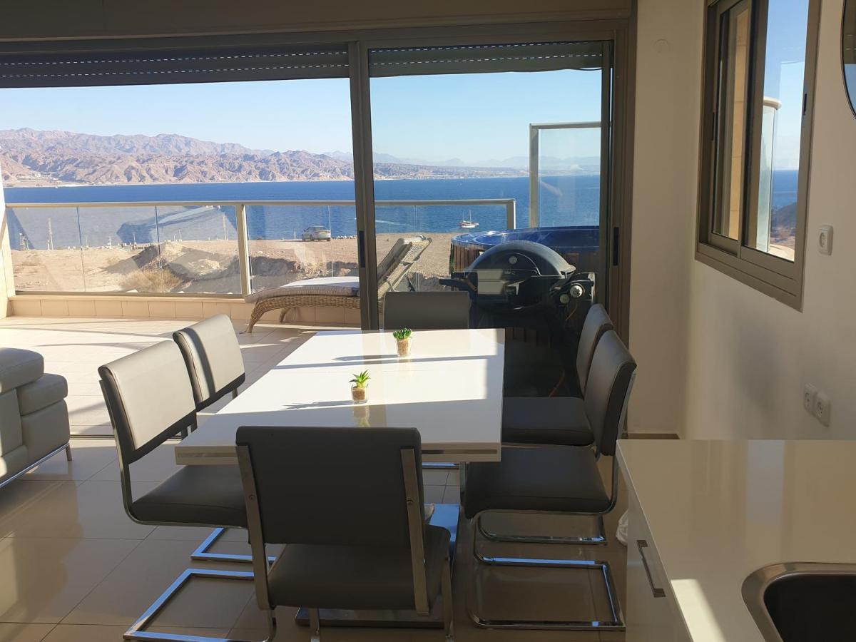 Luxury Exclusive Top Class Apartment on the sea with best sea view&jacuzzi רק למשפחות !!!! אילת מראה חיצוני תמונה